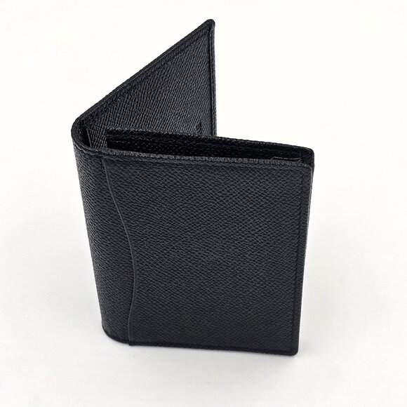 Bvlgari Bvlgari MAN Business Card Holder Leather Black Buglari New with Tags - Picture 7 of 12